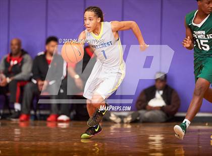 Thumbnail 1 in Tampa Catholic vs. Hillcrest Prep (Holiday Invitational) photogallery.