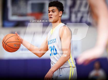 Thumbnail 2 in Tampa Catholic vs. Hillcrest Prep (Holiday Invitational) photogallery.