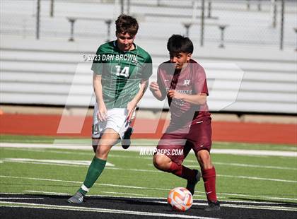 Thumbnail 2 in Poteet vs. Mesquite (Wylie Men's Soccer Showcase) photogallery.