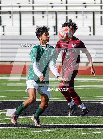 Thumbnail 3 in Poteet vs. Mesquite (Wylie Men's Soccer Showcase) photogallery.