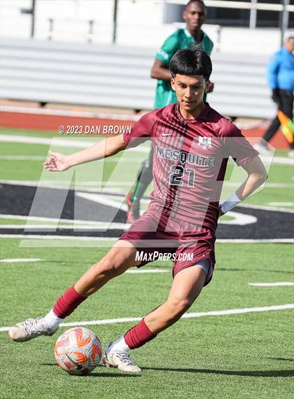 Thumbnail 2 in Poteet vs. Mesquite (Wylie Men's Soccer Showcase) photogallery.