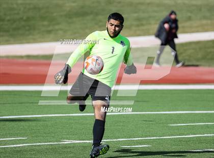 Thumbnail 1 in Poteet vs. Mesquite (Wylie Men's Soccer Showcase) photogallery.