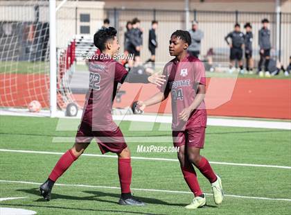 Thumbnail 2 in Poteet vs. Mesquite (Wylie Men's Soccer Showcase) photogallery.
