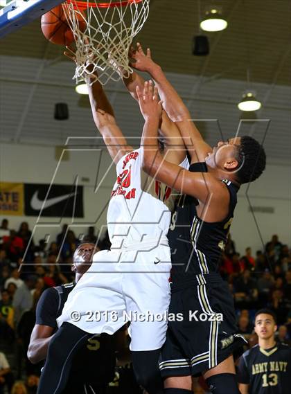 Thumbnail 1 in Army-Navy vs. Orange Lutheran (Fairfax State Preview) photogallery.