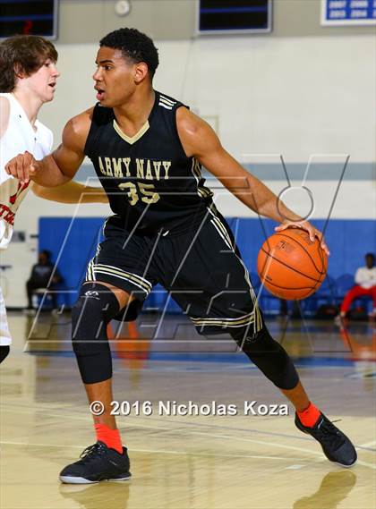 Thumbnail 2 in Army-Navy vs. Orange Lutheran (Fairfax State Preview) photogallery.