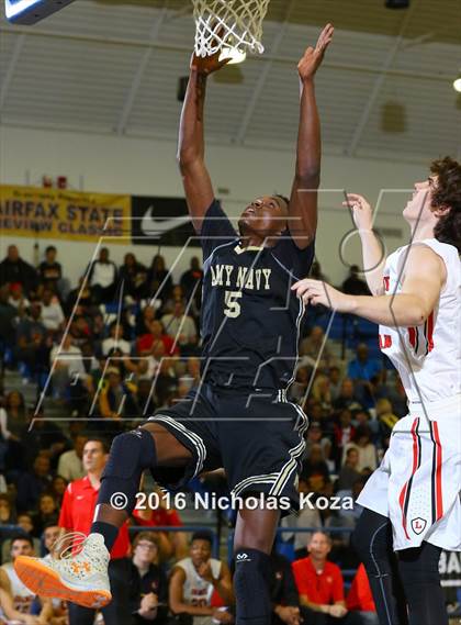 Thumbnail 3 in Army-Navy vs. Orange Lutheran (Fairfax State Preview) photogallery.