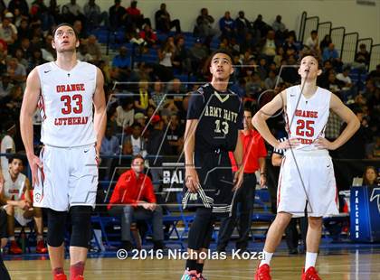 Thumbnail 2 in Army-Navy vs. Orange Lutheran (Fairfax State Preview) photogallery.