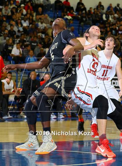 Thumbnail 1 in Army-Navy vs. Orange Lutheran (Fairfax State Preview) photogallery.