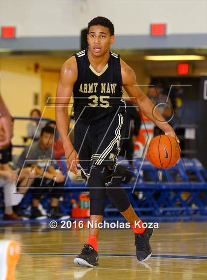 Thumbnail 2 in Army-Navy vs. Orange Lutheran (Fairfax State Preview) photogallery.