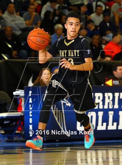 Thumbnail 3 in Army-Navy vs. Orange Lutheran (Fairfax State Preview) photogallery.