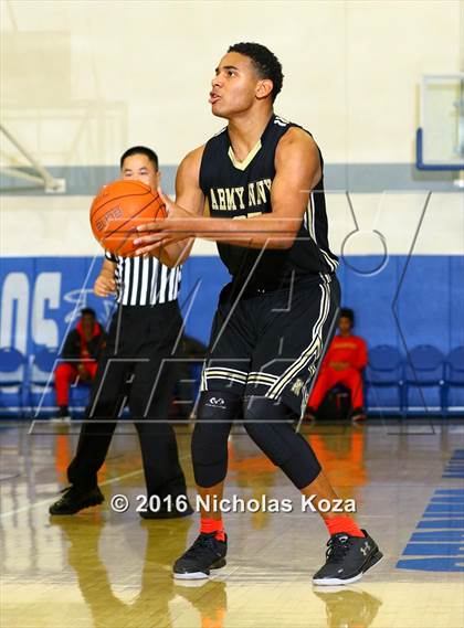 Thumbnail 1 in Army-Navy vs. Orange Lutheran (Fairfax State Preview) photogallery.