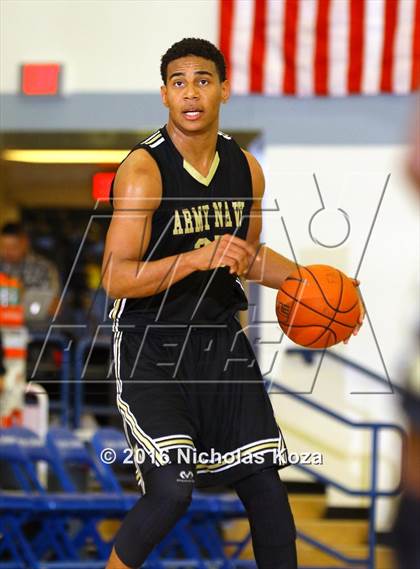 Thumbnail 1 in Army-Navy vs. Orange Lutheran (Fairfax State Preview) photogallery.