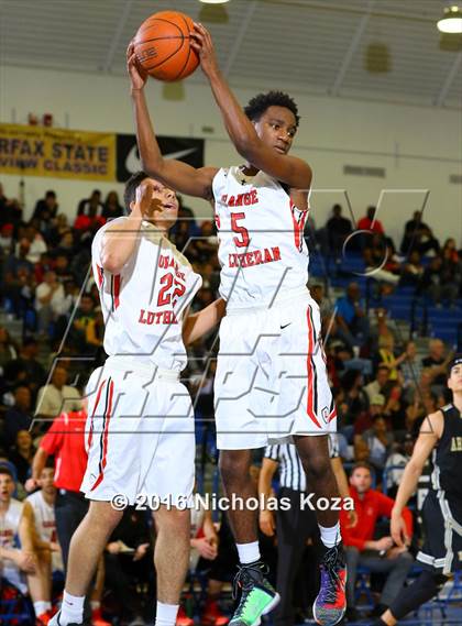 Thumbnail 3 in Army-Navy vs. Orange Lutheran (Fairfax State Preview) photogallery.