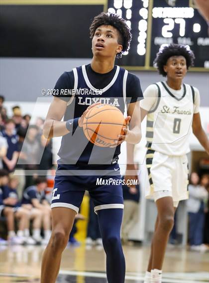 Thumbnail 3 in Loyola vs St Francis photogallery.