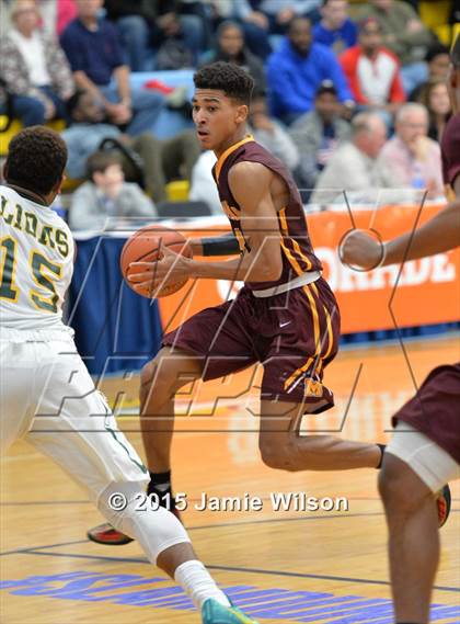 Thumbnail 2 in Bishop McNamara @ Roselle Catholic (Slam Dunk To The Beach) photogallery.
