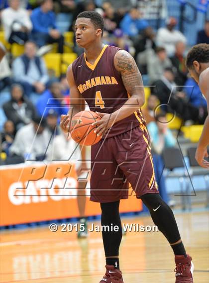 Thumbnail 2 in Bishop McNamara @ Roselle Catholic (Slam Dunk To The Beach) photogallery.