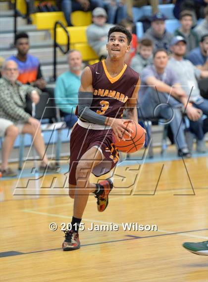 Thumbnail 2 in Bishop McNamara @ Roselle Catholic (Slam Dunk To The Beach) photogallery.