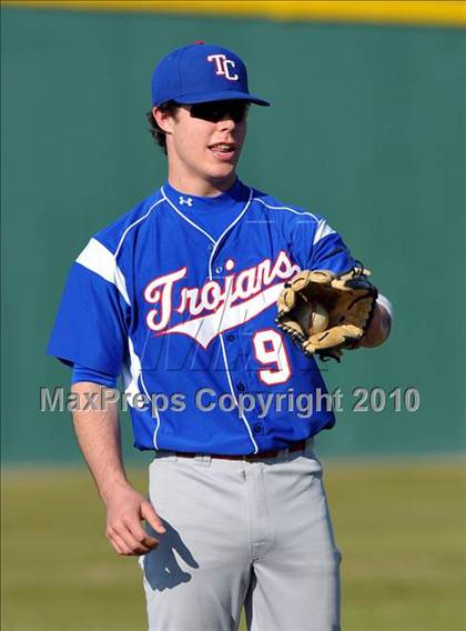 Thumbnail 1 in Naaman Forest vs. Trinity Christian (Carrollton Diamond Classic) photogallery.