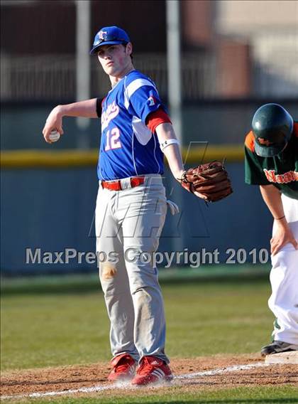 Thumbnail 2 in Naaman Forest vs. Trinity Christian (Carrollton Diamond Classic) photogallery.