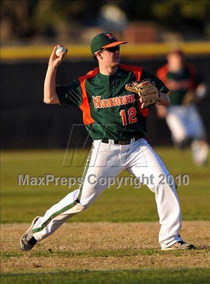 Thumbnail 1 in Naaman Forest vs. Trinity Christian (Carrollton Diamond Classic) photogallery.