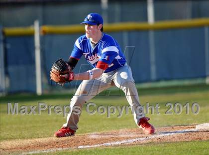 Thumbnail 1 in Naaman Forest vs. Trinity Christian (Carrollton Diamond Classic) photogallery.