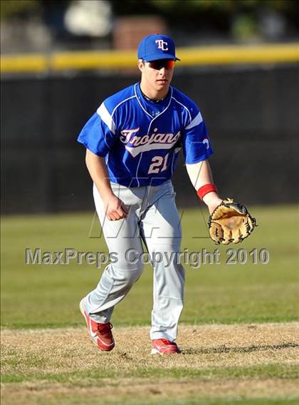 Thumbnail 1 in Naaman Forest vs. Trinity Christian (Carrollton Diamond Classic) photogallery.