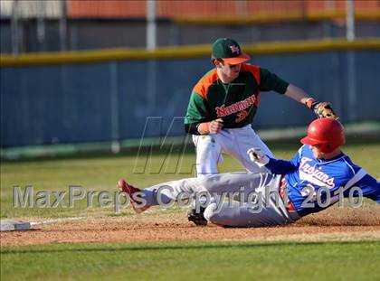 Thumbnail 2 in Naaman Forest vs. Trinity Christian (Carrollton Diamond Classic) photogallery.