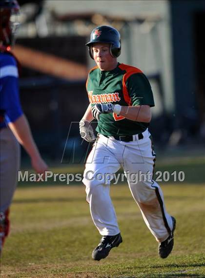 Thumbnail 2 in Naaman Forest vs. Trinity Christian (Carrollton Diamond Classic) photogallery.