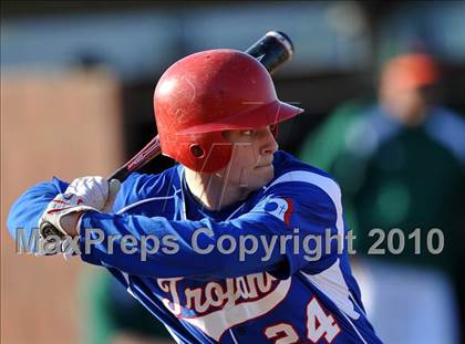 Thumbnail 1 in Naaman Forest vs. Trinity Christian (Carrollton Diamond Classic) photogallery.