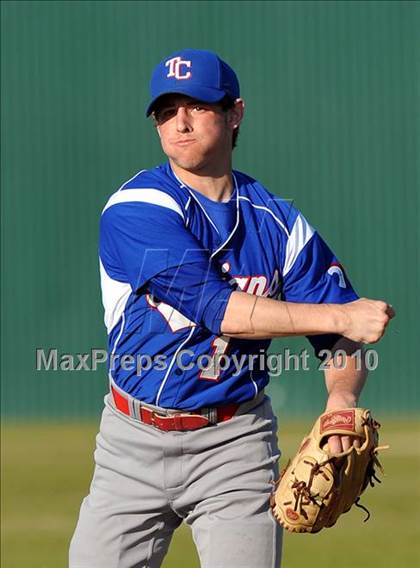 Thumbnail 2 in Naaman Forest vs. Trinity Christian (Carrollton Diamond Classic) photogallery.