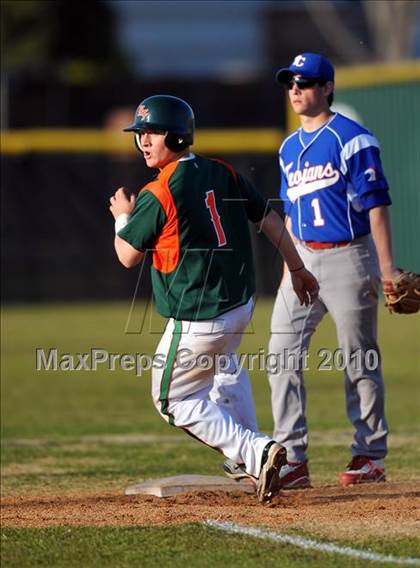 Thumbnail 2 in Naaman Forest vs. Trinity Christian (Carrollton Diamond Classic) photogallery.