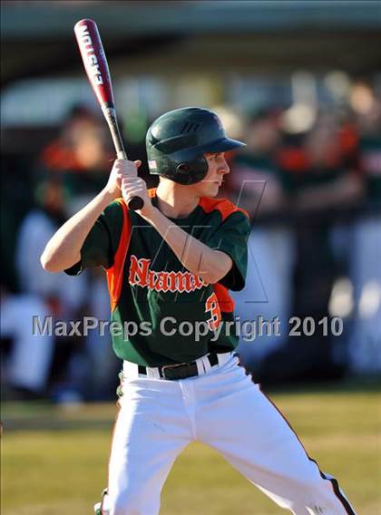 Thumbnail 3 in Naaman Forest vs. Trinity Christian (Carrollton Diamond Classic) photogallery.
