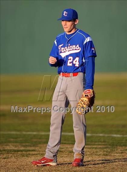 Thumbnail 3 in Naaman Forest vs. Trinity Christian (Carrollton Diamond Classic) photogallery.