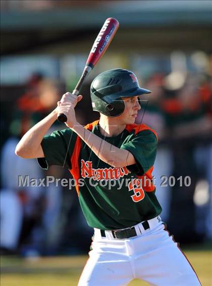 Thumbnail 2 in Naaman Forest vs. Trinity Christian (Carrollton Diamond Classic) photogallery.