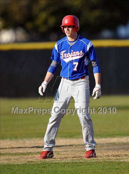 Thumbnail 1 in Naaman Forest vs. Trinity Christian (Carrollton Diamond Classic) photogallery.
