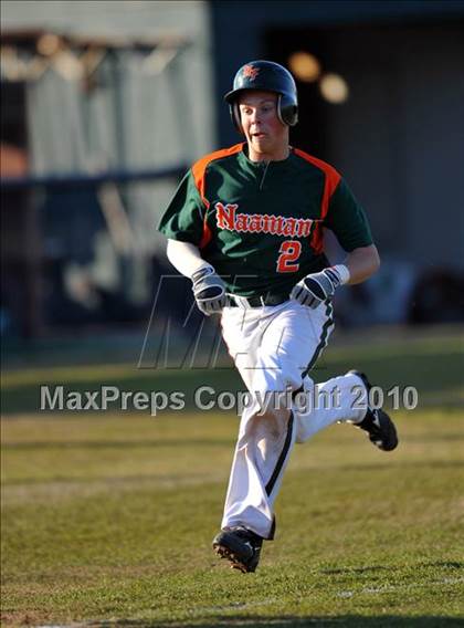 Thumbnail 1 in Naaman Forest vs. Trinity Christian (Carrollton Diamond Classic) photogallery.