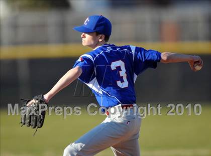 Thumbnail 2 in Naaman Forest vs. Trinity Christian (Carrollton Diamond Classic) photogallery.