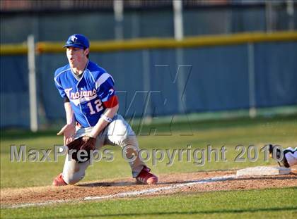 Thumbnail 3 in Naaman Forest vs. Trinity Christian (Carrollton Diamond Classic) photogallery.
