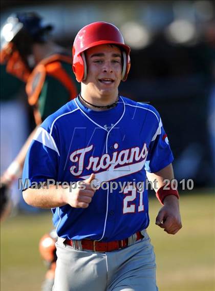 Thumbnail 3 in Naaman Forest vs. Trinity Christian (Carrollton Diamond Classic) photogallery.