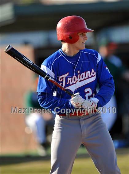 Thumbnail 3 in Naaman Forest vs. Trinity Christian (Carrollton Diamond Classic) photogallery.