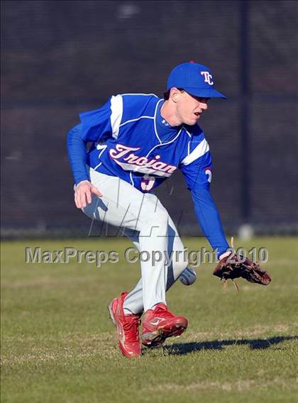 Thumbnail 3 in Naaman Forest vs. Trinity Christian (Carrollton Diamond Classic) photogallery.