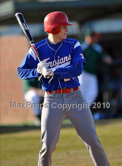 Thumbnail 2 in Naaman Forest vs. Trinity Christian (Carrollton Diamond Classic) photogallery.