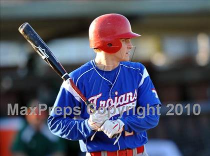 Thumbnail 3 in Naaman Forest vs. Trinity Christian (Carrollton Diamond Classic) photogallery.