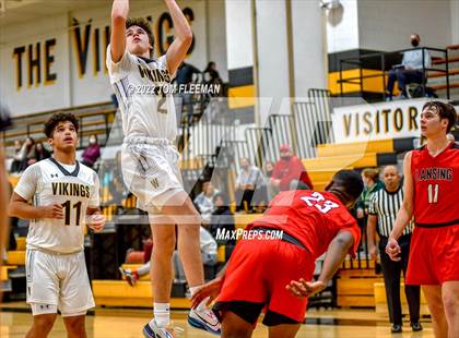 Thumbnail 1 in Lansing vs Shawnee Mission West (Mid-Season Tournament) photogallery.