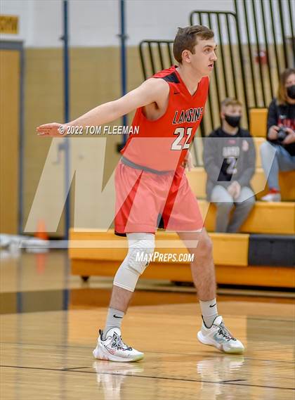 Thumbnail 1 in Lansing vs Shawnee Mission West (Mid-Season Tournament) photogallery.