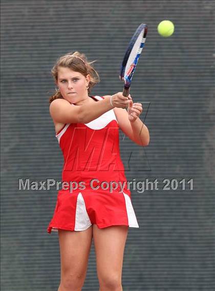 Thumbnail 1 in Chico vs Skyline (CIF NorCal Girls Team Tennis Championships)  photogallery.