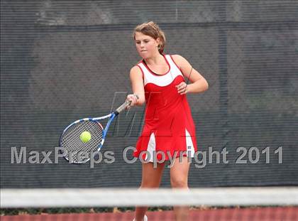 Thumbnail 2 in Chico vs Skyline (CIF NorCal Girls Team Tennis Championships)  photogallery.