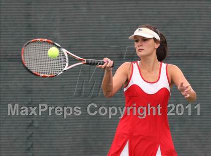 Thumbnail 3 in Chico vs Skyline (CIF NorCal Girls Team Tennis Championships)  photogallery.