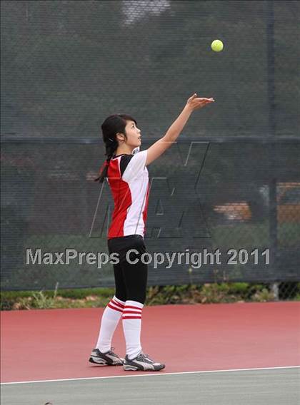 Thumbnail 1 in Chico vs Skyline (CIF NorCal Girls Team Tennis Championships)  photogallery.