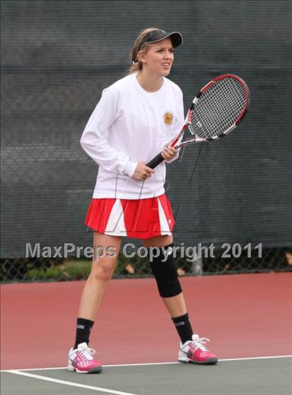 Thumbnail 2 in Chico vs Skyline (CIF NorCal Girls Team Tennis Championships)  photogallery.